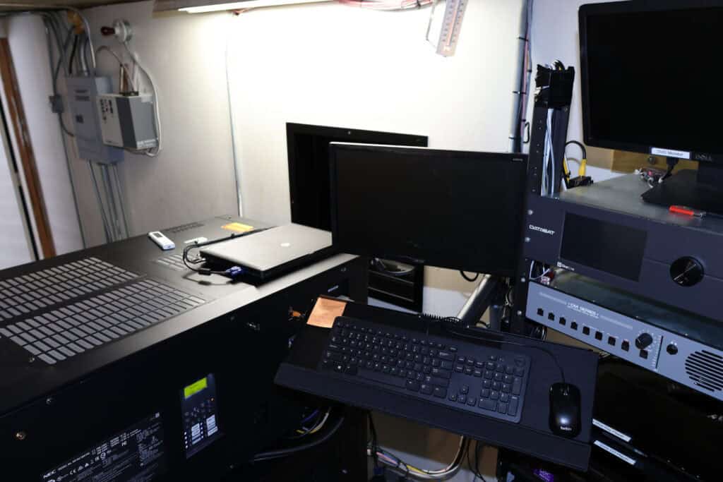 Theatre #3 Projection Booth at the Liberty Theatre